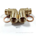 90 degrees oxygen sensor spacer, M18*1.5 brass